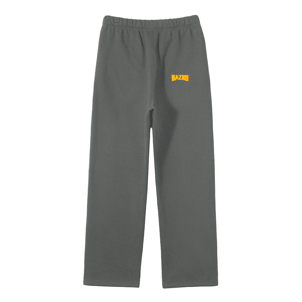 Unisex Solid Color Fleece Straight Leg Pants