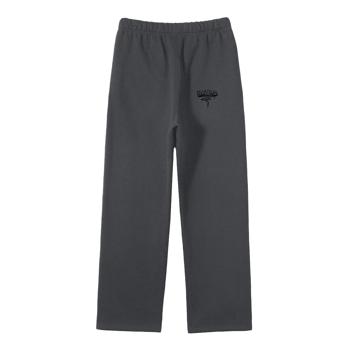 Unisex Solid Color Fleece Straight Leg Pants