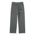 Unisex Solid Color Fleece Straight Leg Pants