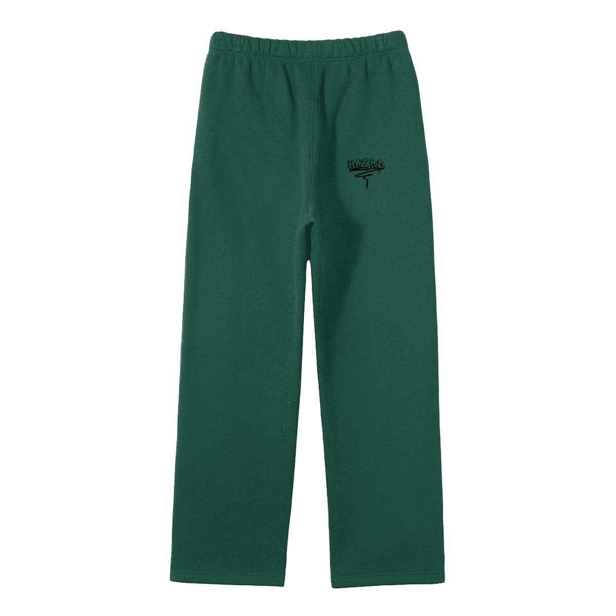 Unisex Solid Color Fleece Straight Leg Pants