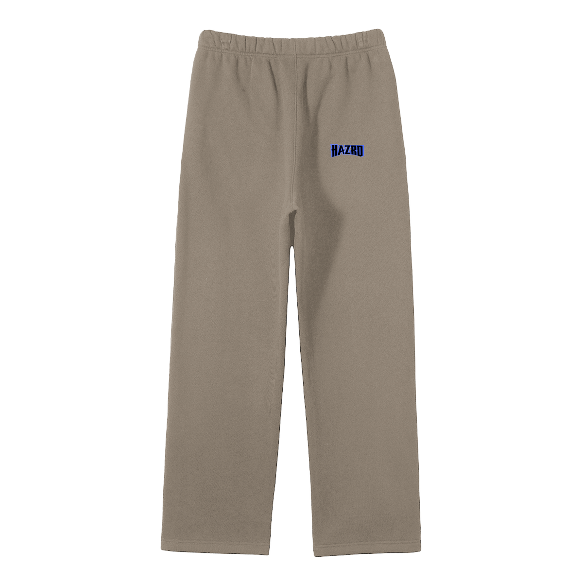 Unisex Solid Color Fleece Straight Leg Pants