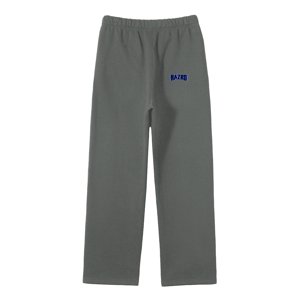 Unisex Solid Color Fleece Straight Leg Pants