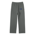 Unisex Solid Color Fleece Straight Leg Pants