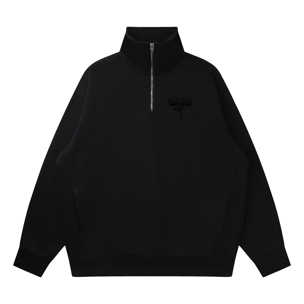 Quarter-Zip Drop Shoulder Sweatshirt