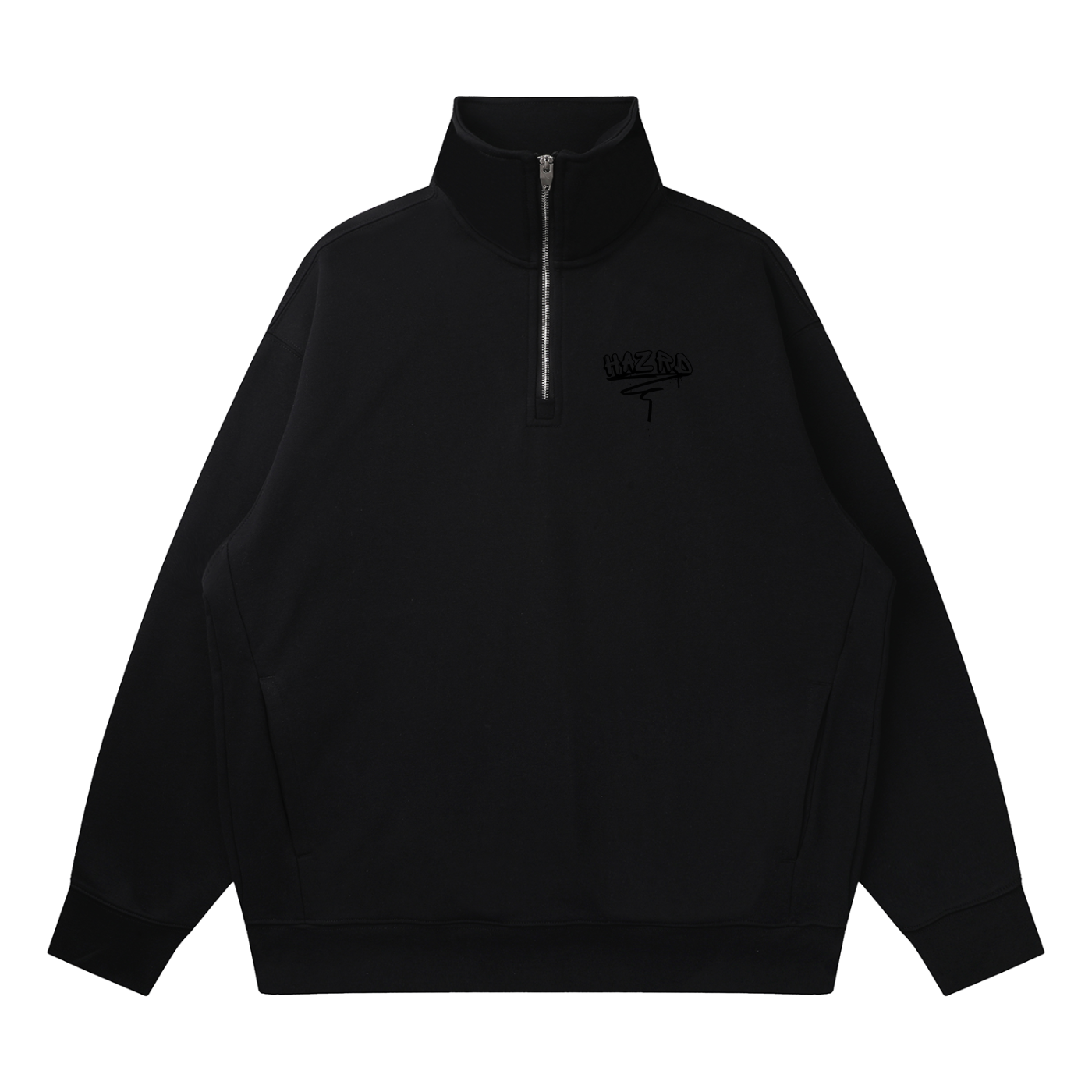 Quarter-Zip Drop Shoulder Sweatshirt