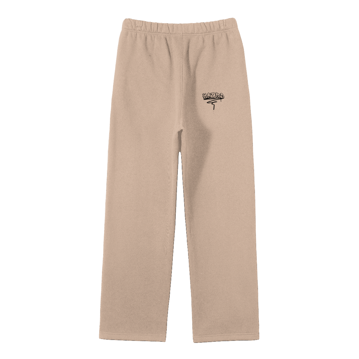 Unisex Solid Color Fleece Straight Leg Pants