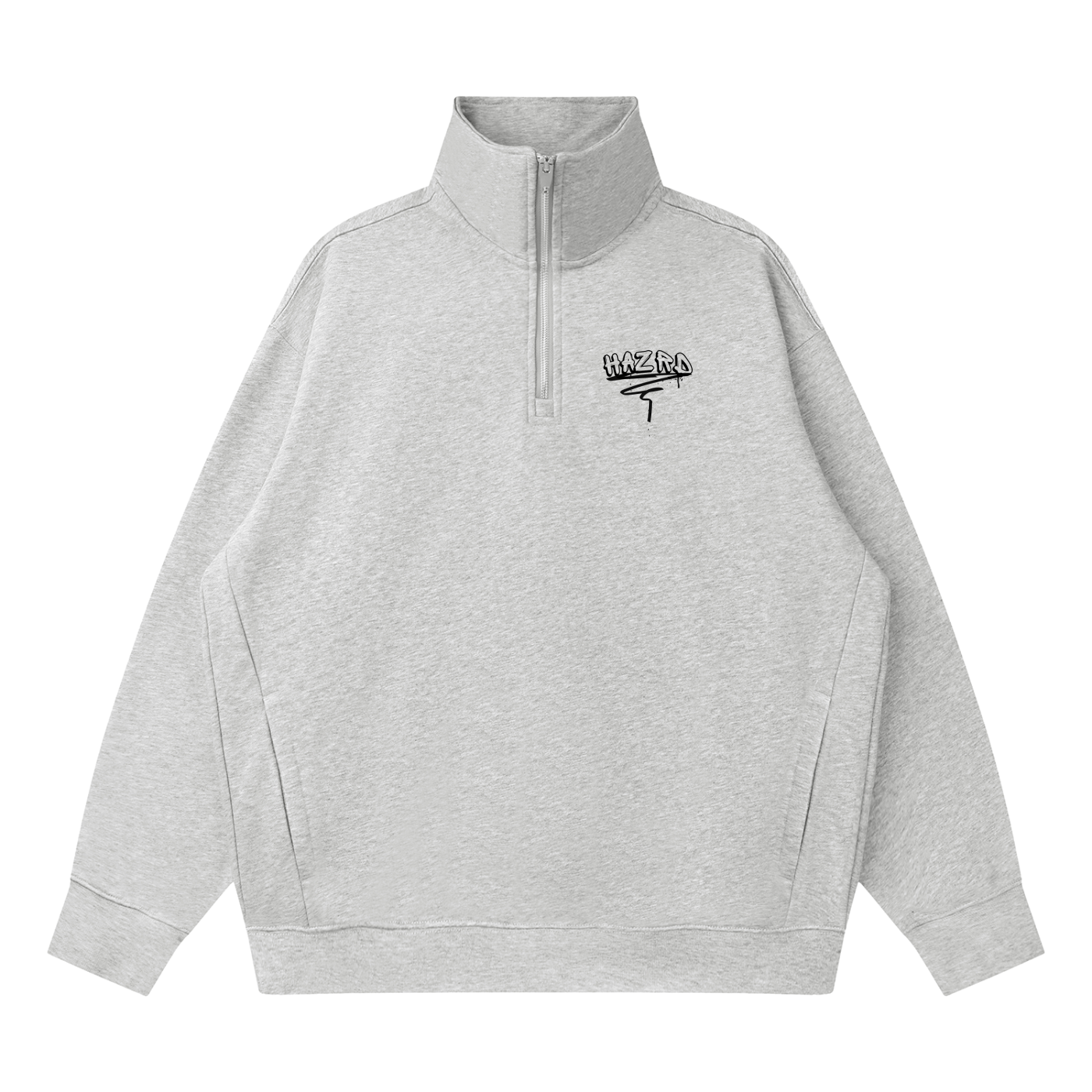 Quarter-Zip Drop Shoulder Sweatshirt