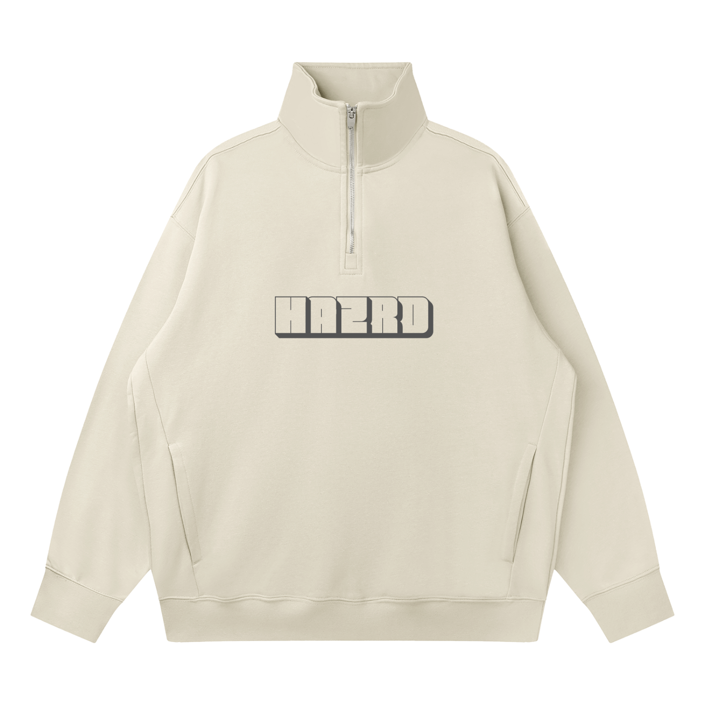Quarter-Zip Drop Shoulder Sweatshirt